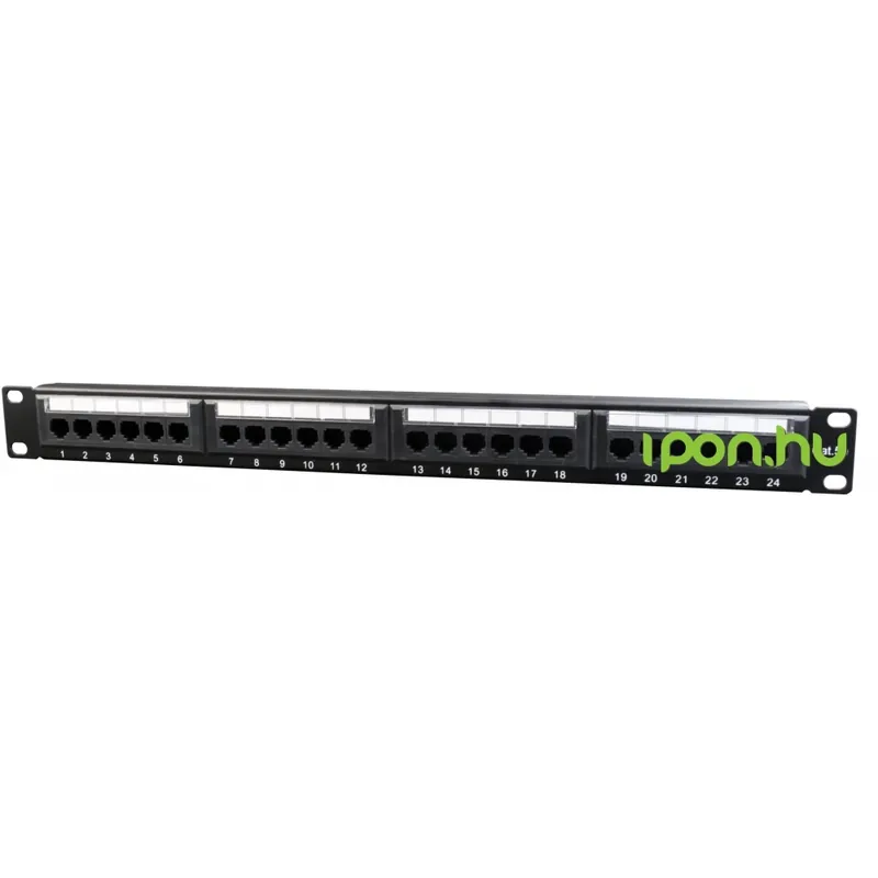 GEMBIRD Cat.5E 24 port patch panel with rear cable management Livrare expres