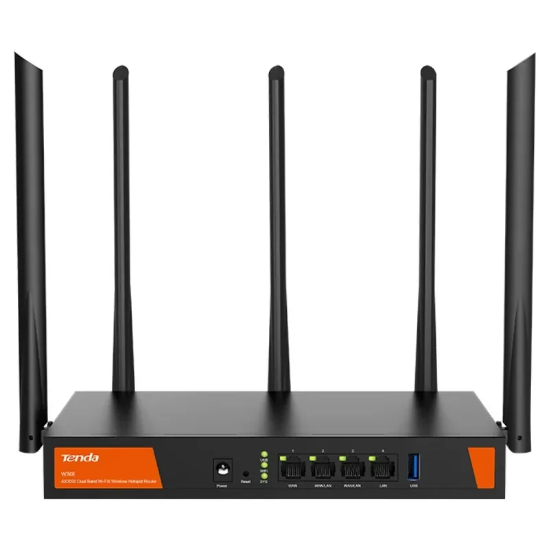 Premium TENDA W30E AX3000 Dual Band WiFi-6 Wireless Hotspot Router