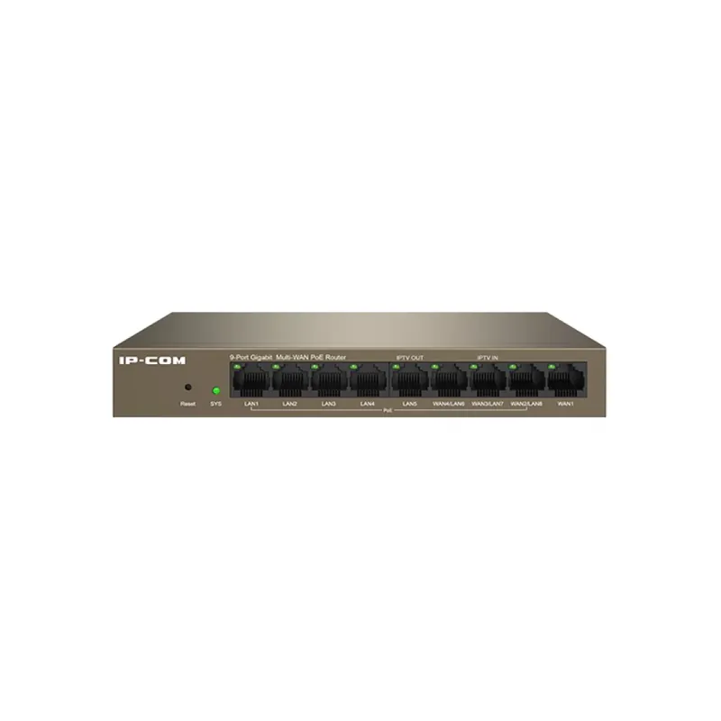 IP-COM M20-8G-POE 9 Port Cloud Managed PoE Router Noutate