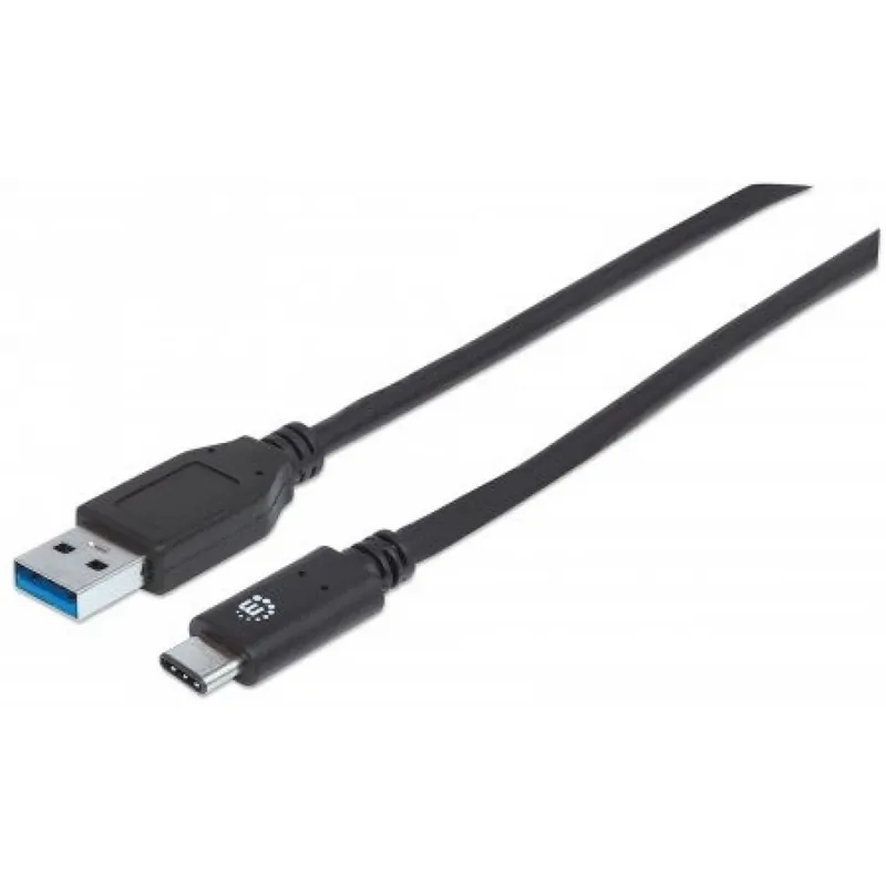 Ultima șansă MANHATTAN USB 3.1 Type C USB 3.1 Convertor Negru 1m 353373