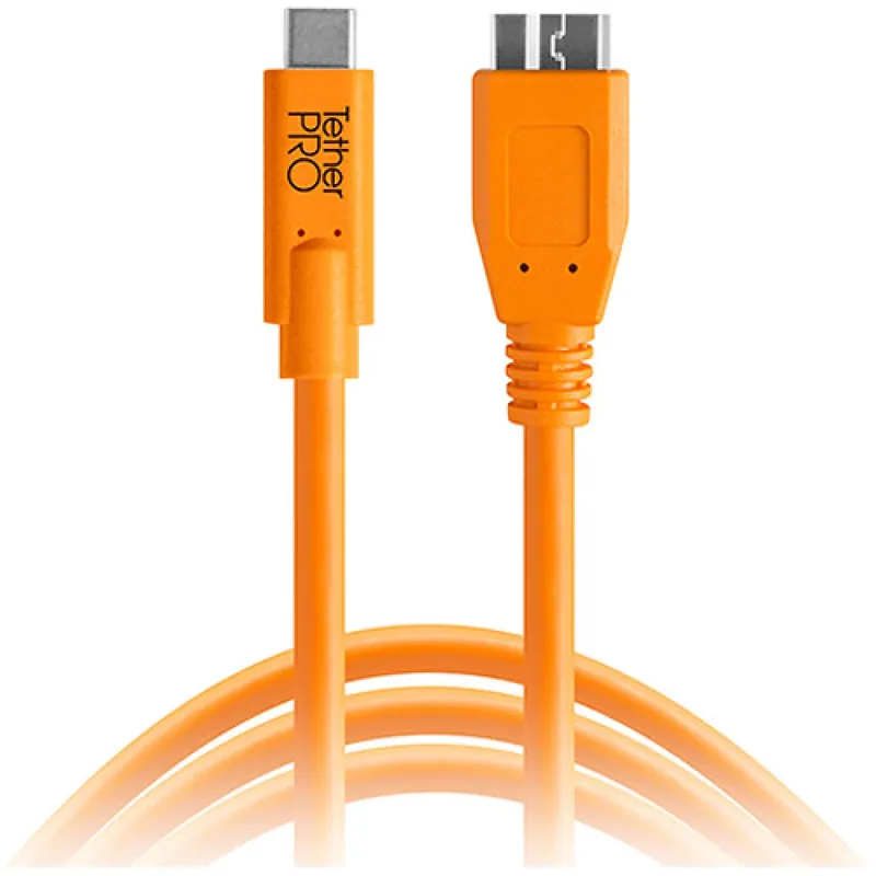 TETHERTOOLS USB3.0 Type C - Micro-B 4.6m portocaliu Comandă acum