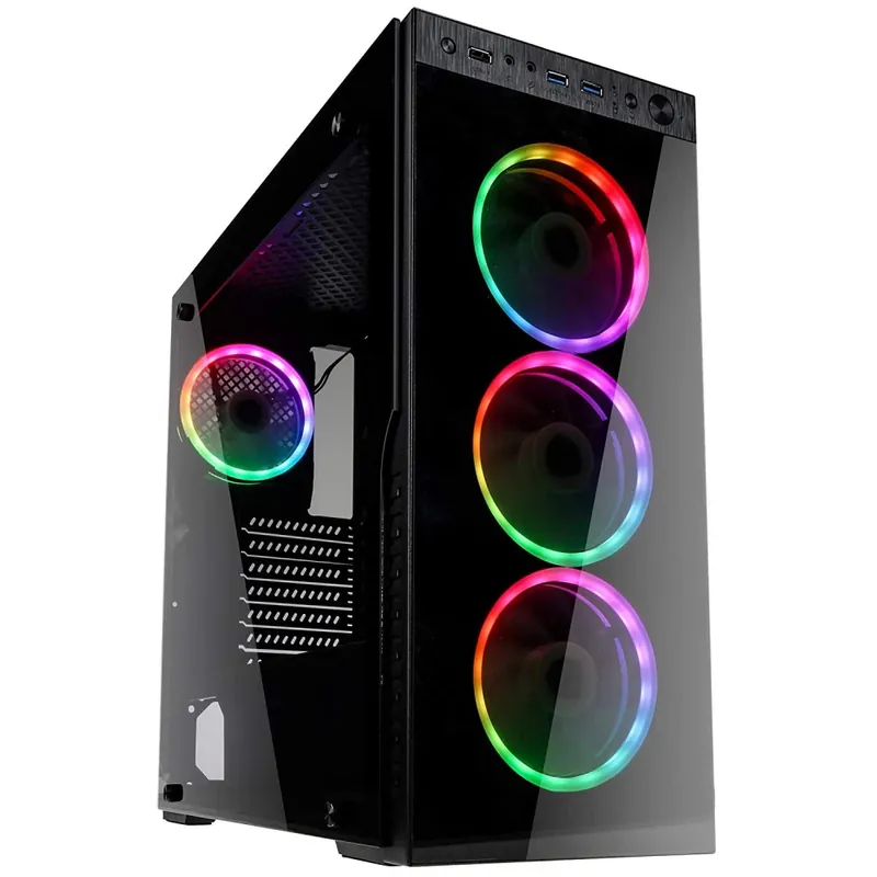 Ultima șansă KOLINK Horizon RGB ATX Securizat sticlă negru