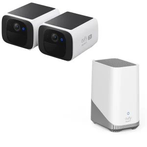 EUFY S220 soloCam (Solar 2K) 2 buc cameră + Homebase3 EU pachet Chilipir