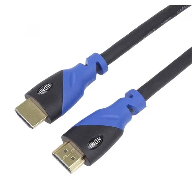 PREMIUMCORD HDMI 2.0 Conector Negru-Albastru 50cm KPHDM2V05 Preț redus