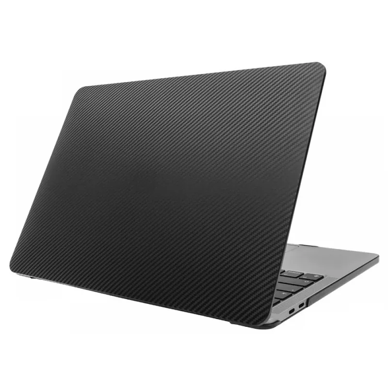 Ultima șansă SWITCHEASY Hard shell case MacBook toc MacBook Air 13" M2/M3 și M4 transparent negru
