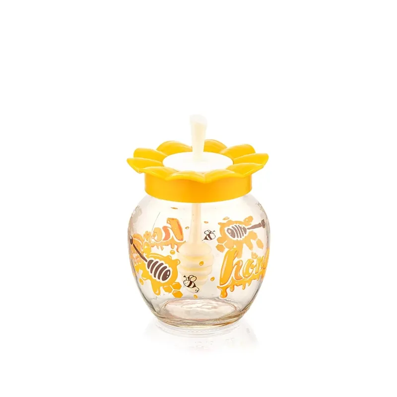 IRIS LUXPLASTIC C-00180 Lily sticlă méztartó 370ml Reducere extra