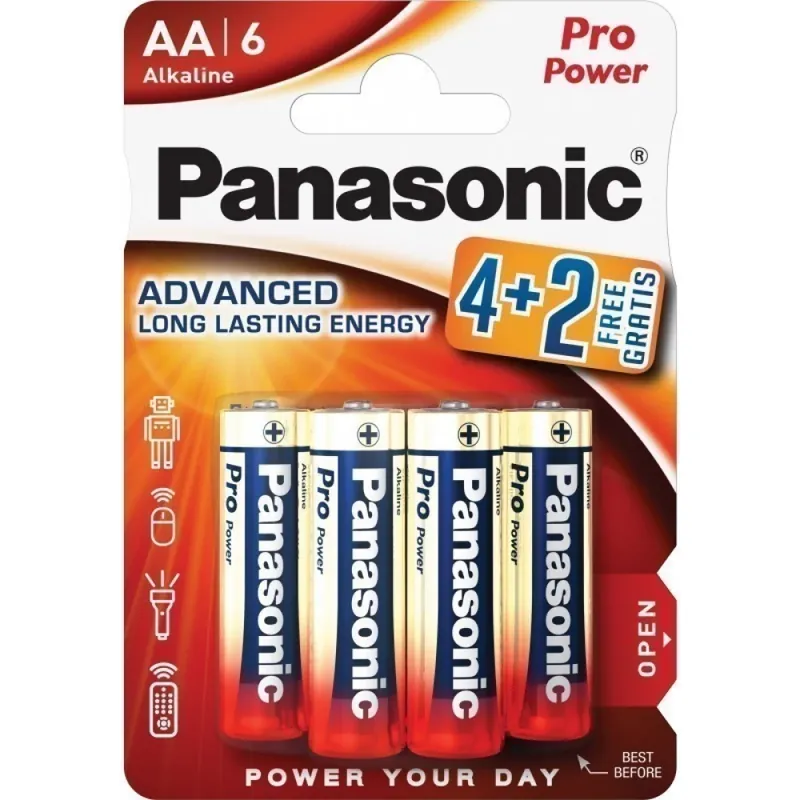 Disponibil imediat PANASONIC Pro Power creion element (AA) 4+2buc