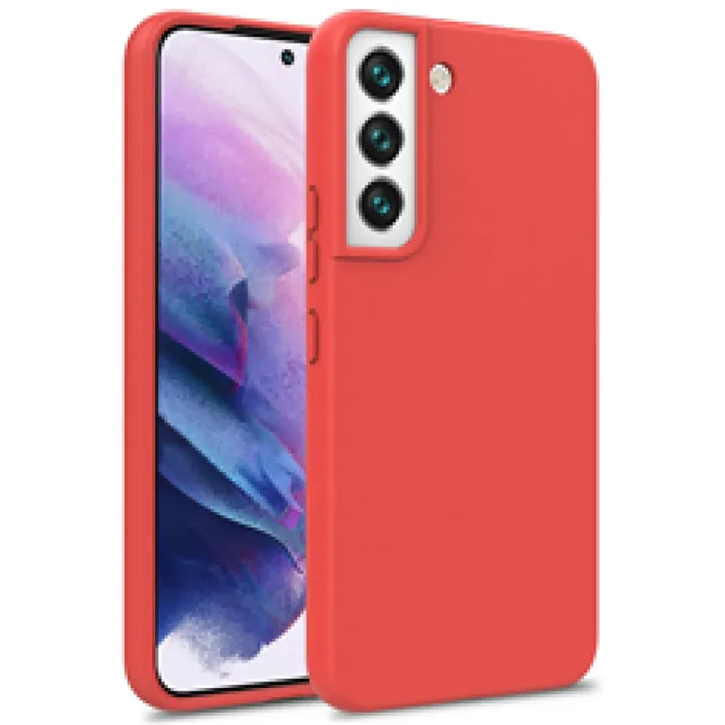 Premium CELLECT GoGreen Bio toc iPhone 14 roșu